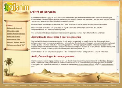 animation de contenus web sitanim
