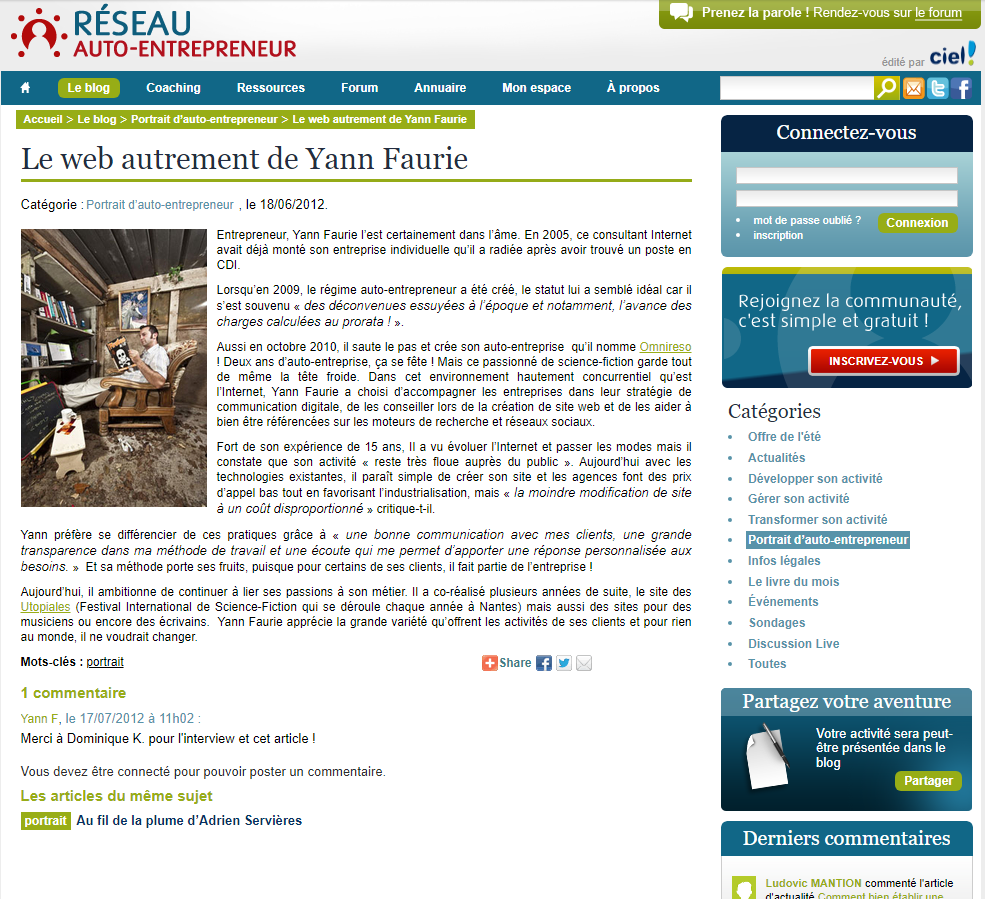 article le web autrement de yann faurie